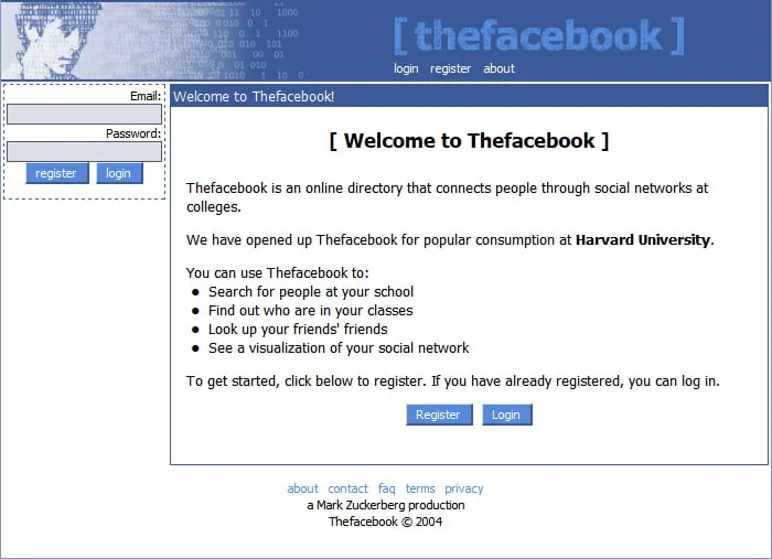 18 Side Projects That Made It Big 4 facebook 2004 18 Side Projects That Made It Big