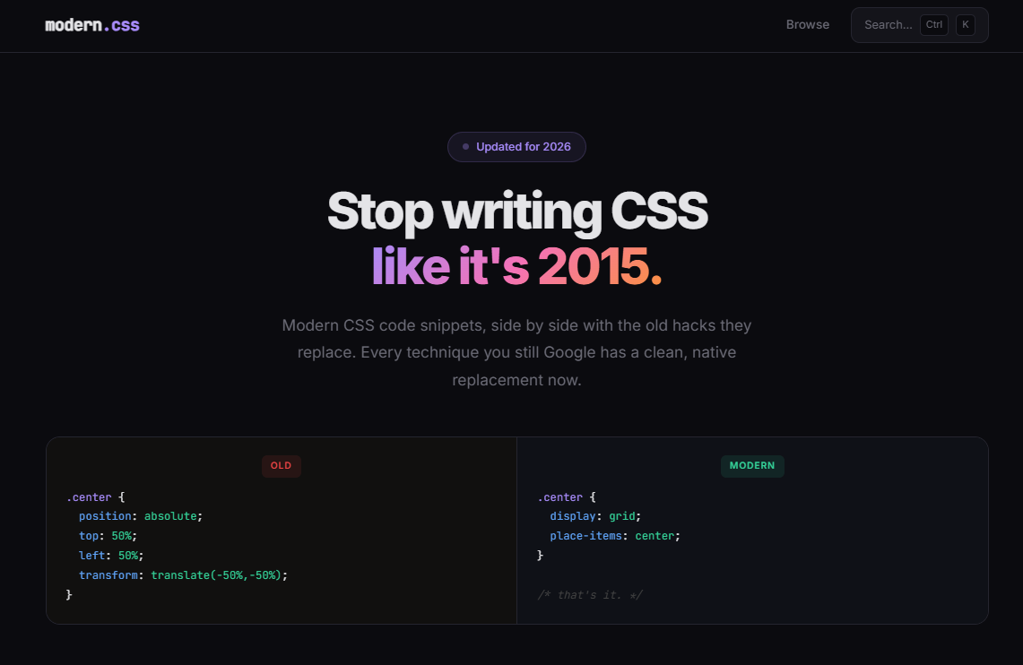 modern css modern.css