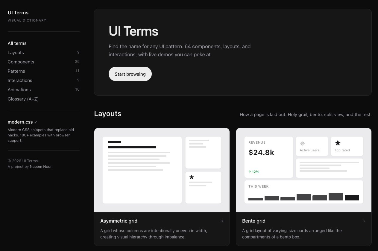 uiterms UI Terms